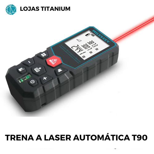 Trena a laser Automática - 40 metros de alcance